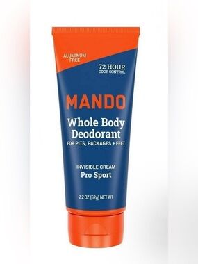 Mando Whole Body Deodorant • Invisible Cream • NEW $16